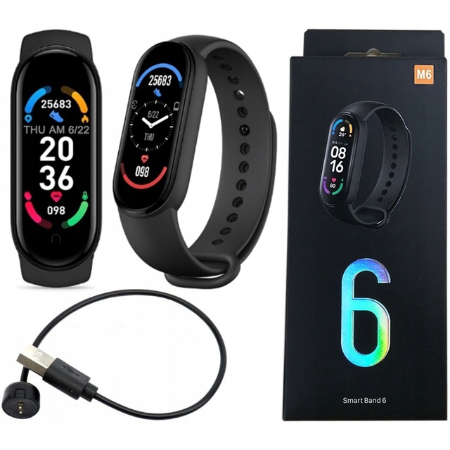 Foto 3 pulgar | Reloj Inteligente Smartband M6 - Negro Con Monitor De Frecuencia Cardíaca - Venta Internacional.