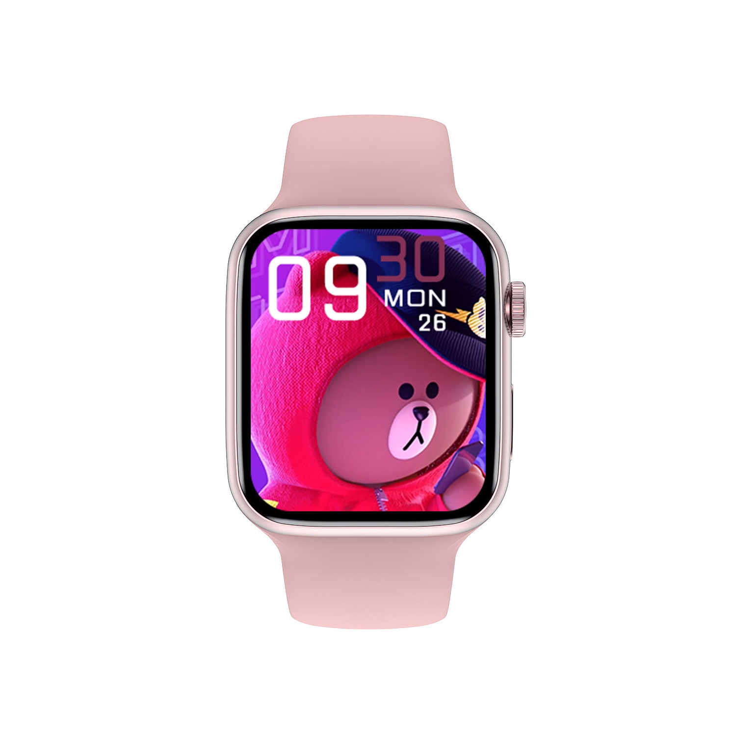 Foto 2 pulgar | Reloj Inteligente Smartwatch HW-57 Pro Rosa con Pantalla 1,77'' - Venta Internacional