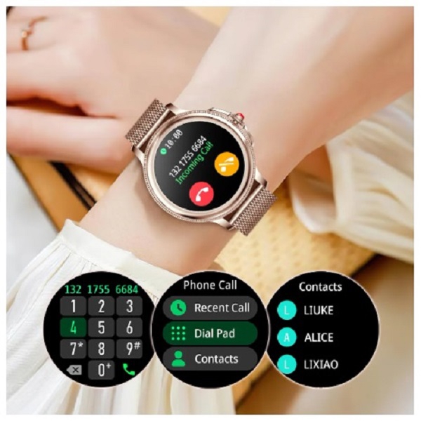 Foto 7 | Smartwatch Elegante Reloj Inteligente Bluetooth Para Mujer - Venta Internacional