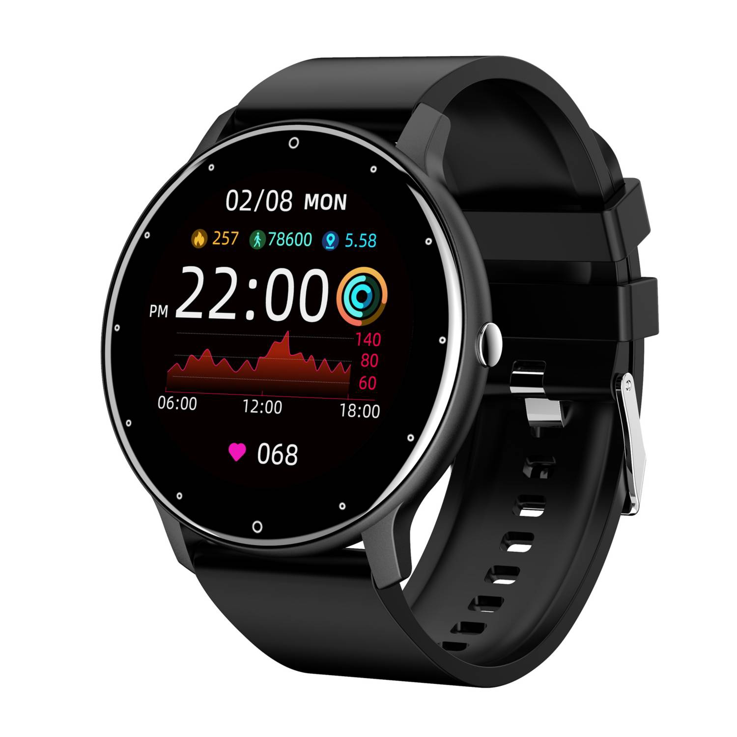 Reloj Inteligente Bluetooth Zl02 Compatible Con Ios Y Android - Venta Internacional.