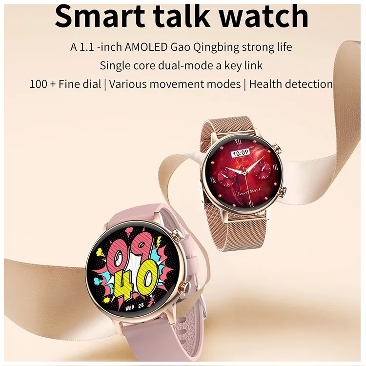 Foto 8 pulgar | Smartwatch Hk39 Bluetooth Elegante Pantalla Amoled para Mujer - Venta Internacional