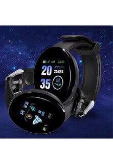 Foto 5 | Reloj De Pulsera Inteligente Sm22 Con Carga USB Frecuencia Cardiaca color Negro - Venta Internacional
