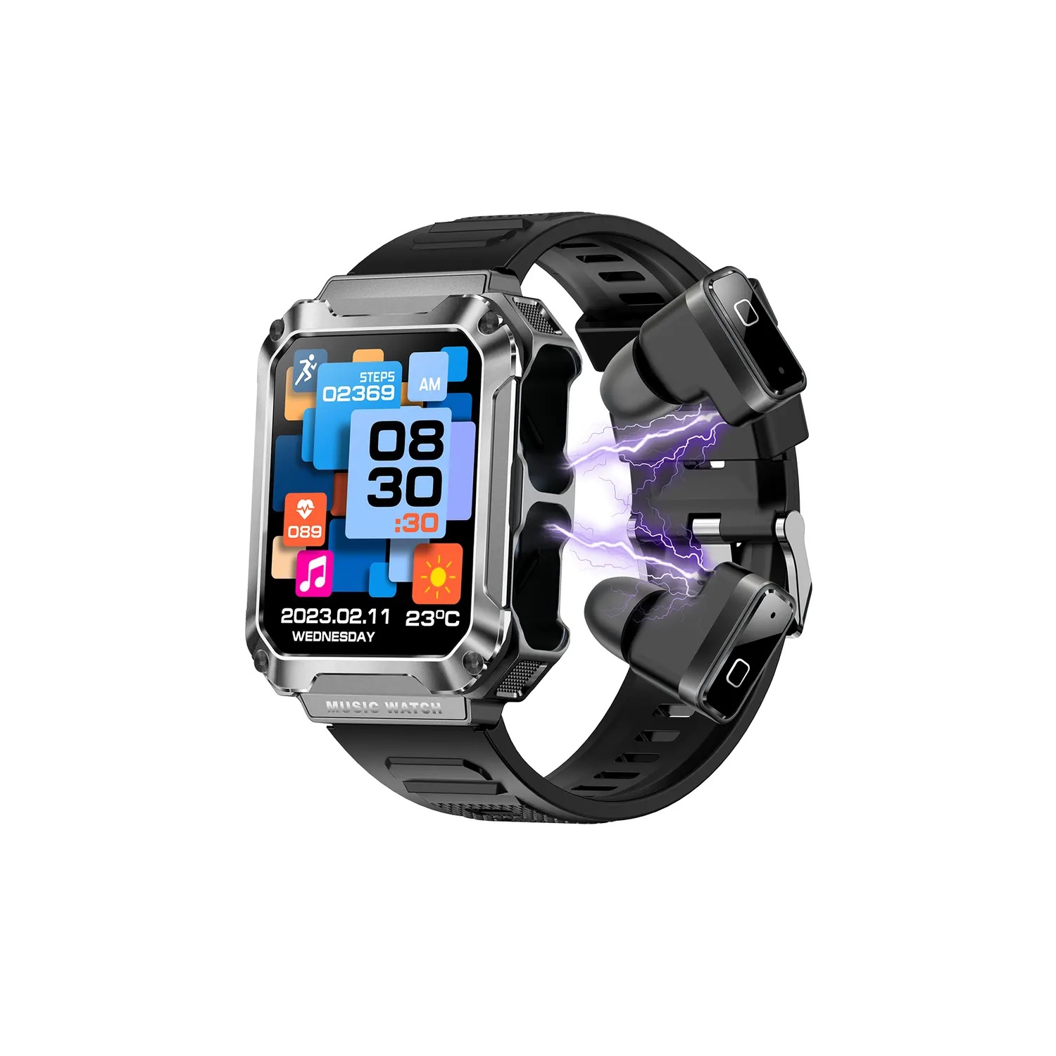 Foto 2 pulgar | Reloj Inteligente Smartwatch T93 con Pantalla Amoled Ip68 - Venta Internacional