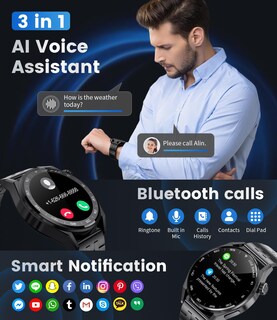 Foto 2 | Reloj Inteligente Lige de 1,39 Pulgadas Ip68 para Android y iphone - Venta Internacional