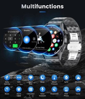 Foto 6 | Reloj Inteligente Lige de 1,39 Pulgadas Ip68 para Android y iphone - Venta Internacional