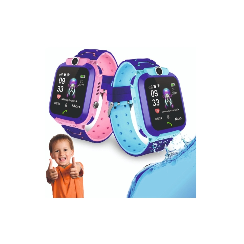 Foto 3 pulgar | Reloj Smartwatch Azul Infantil-Venta Internacional