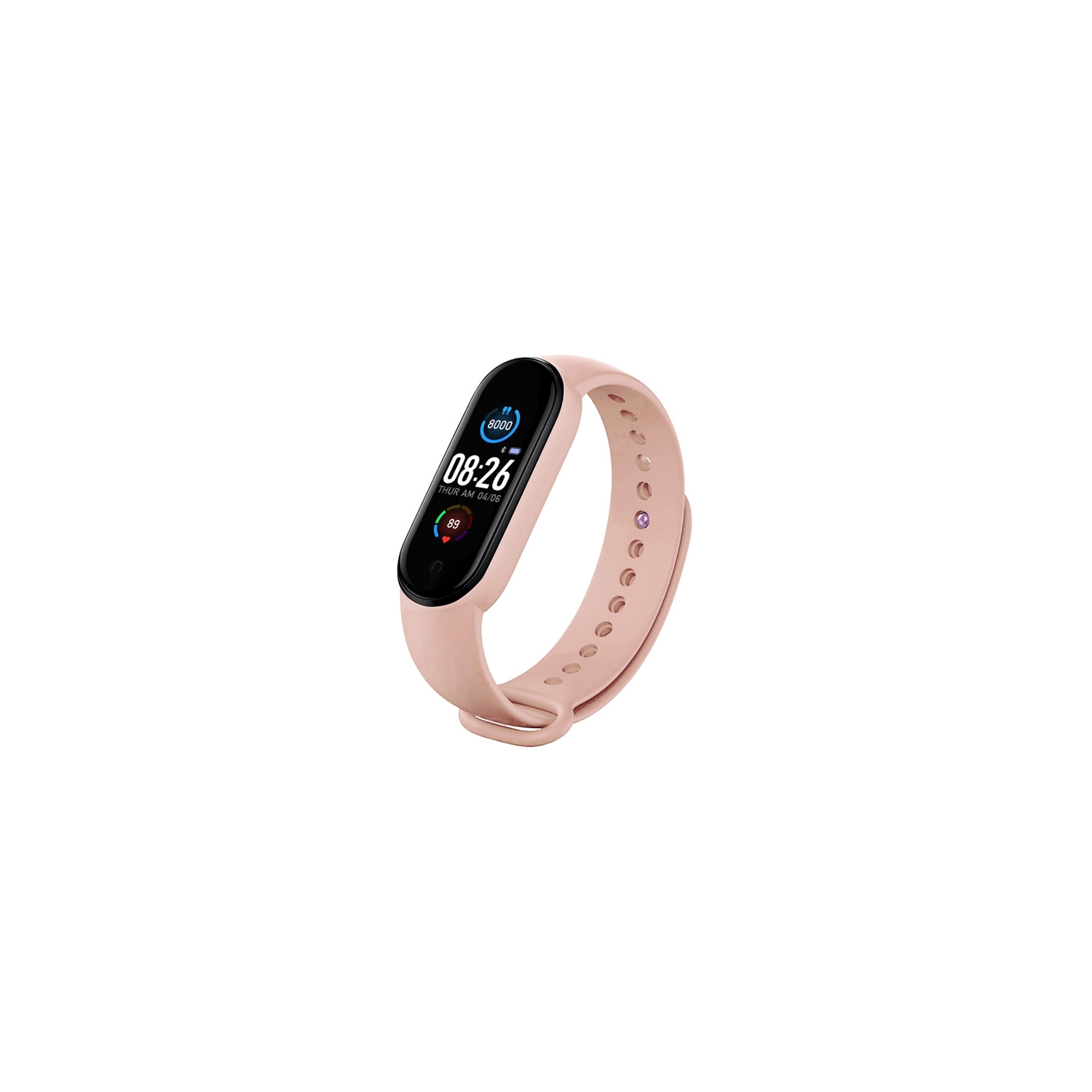 Foto 2 pulgar | Reloj Inteligente Smartband M5 con Monitor de Frecuencia Cardíaca Bluetooth Rosa - Venta Internacional