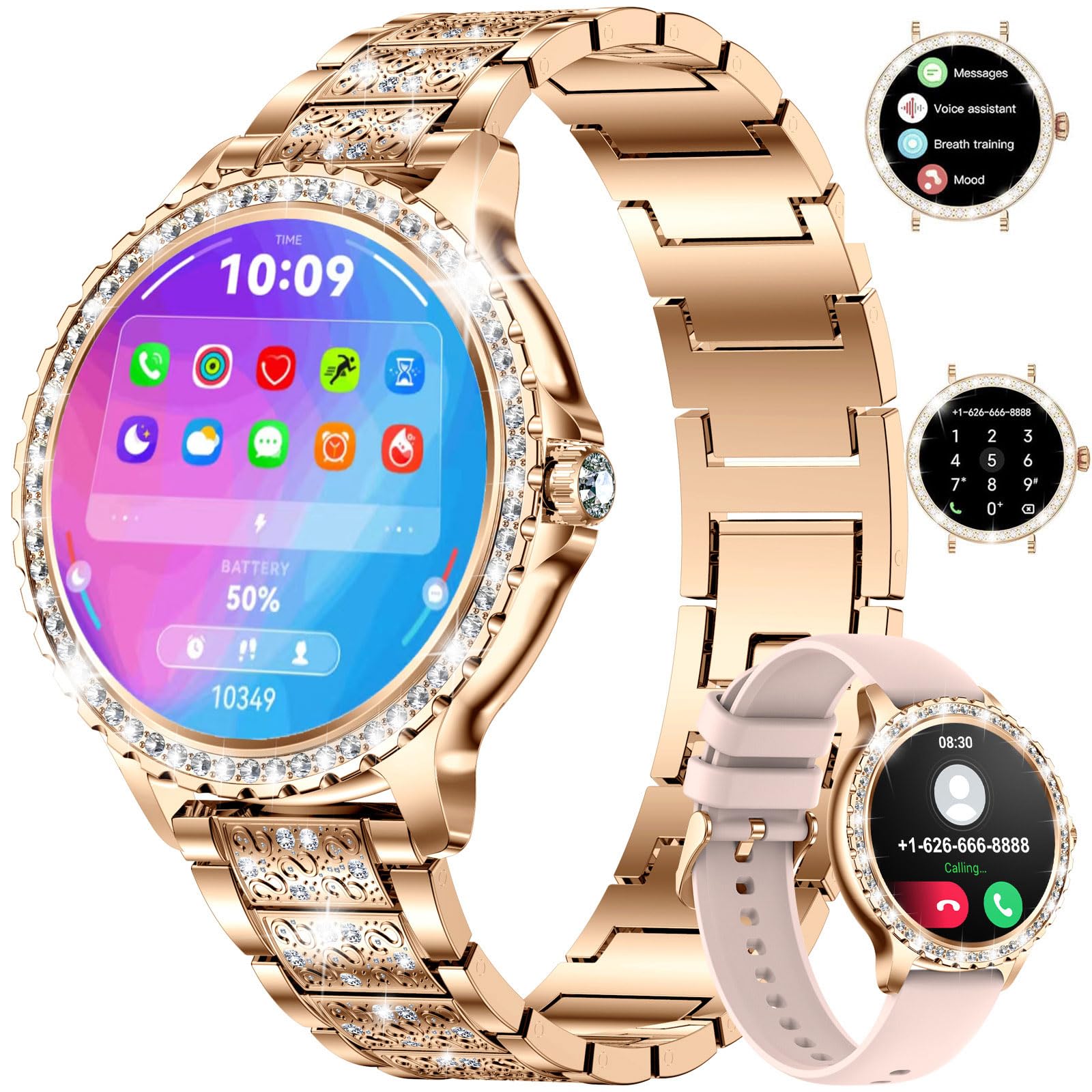 Foto 2 pulgar | Reloj Inteligente Lige para Mujer  Hd de 1.3 Pulgadas - Venta Internacional