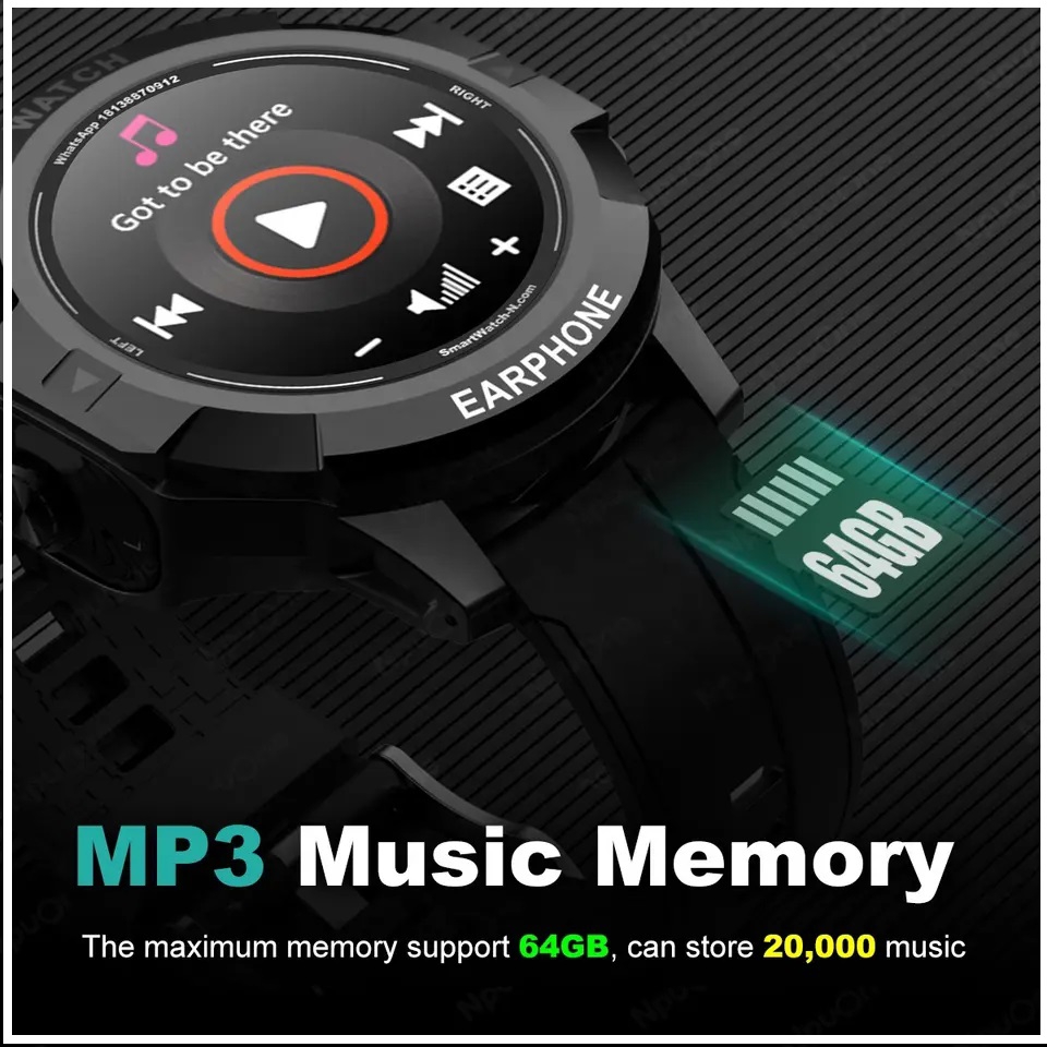 Foto 8 pulgar | Reloj Inteligente con Auriculares Bluetooth N15 con Memoria de 64 Gb - Venta Internacional