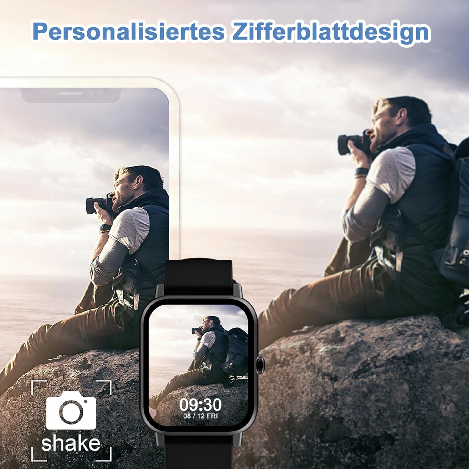 Foto 4 pulgar | Smartwatch Blackview R30 Fitness con Pantalla TFT 1,85''  - Venta Internacional