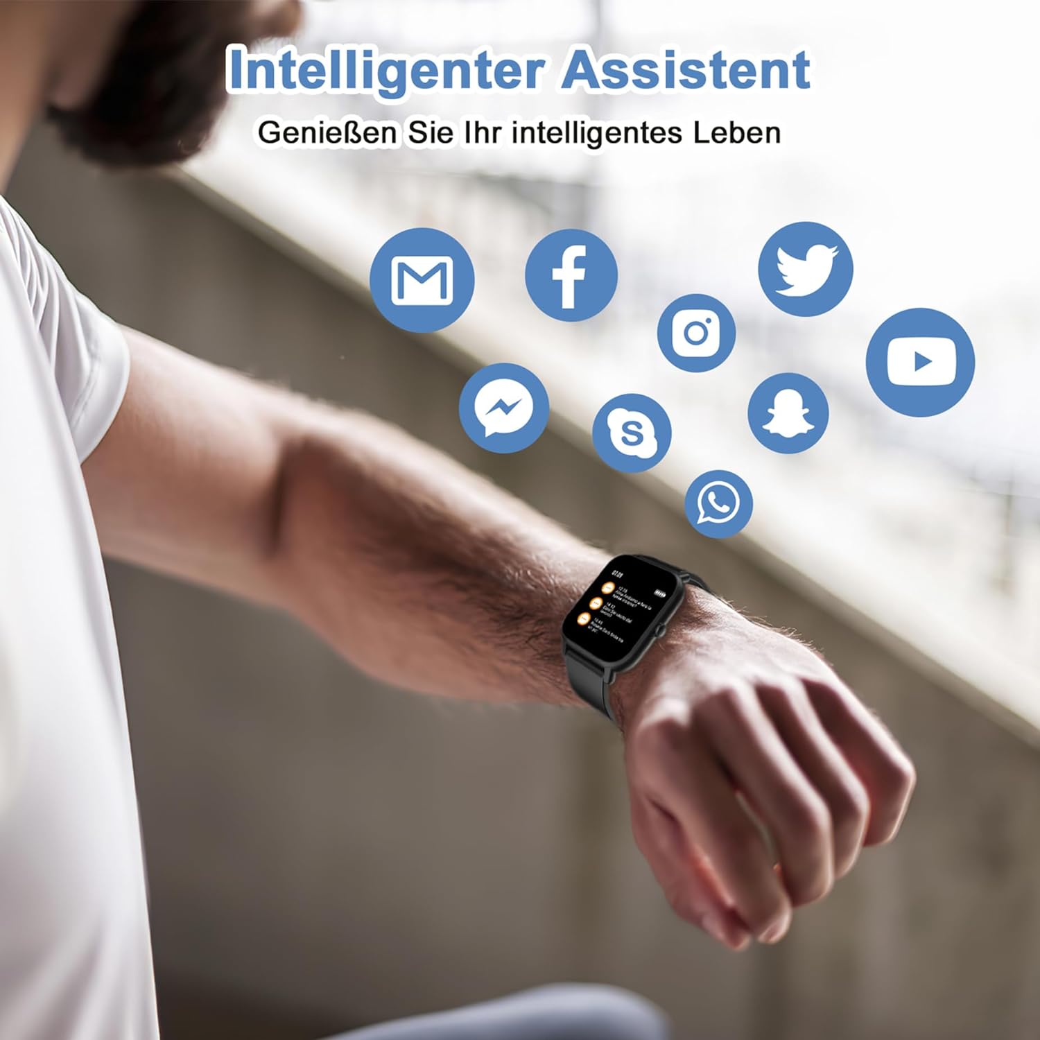 Foto 5 pulgar | Smartwatch Blackview R30 Fitness con Pantalla TFT 1,85''  - Venta Internacional