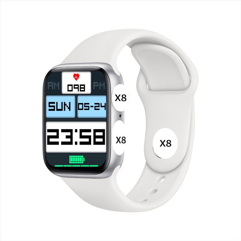 Foto 2 pulgar | Reloj Smartwatch X8 Pro Max Blanco con Bluetooth-Venta Internacional