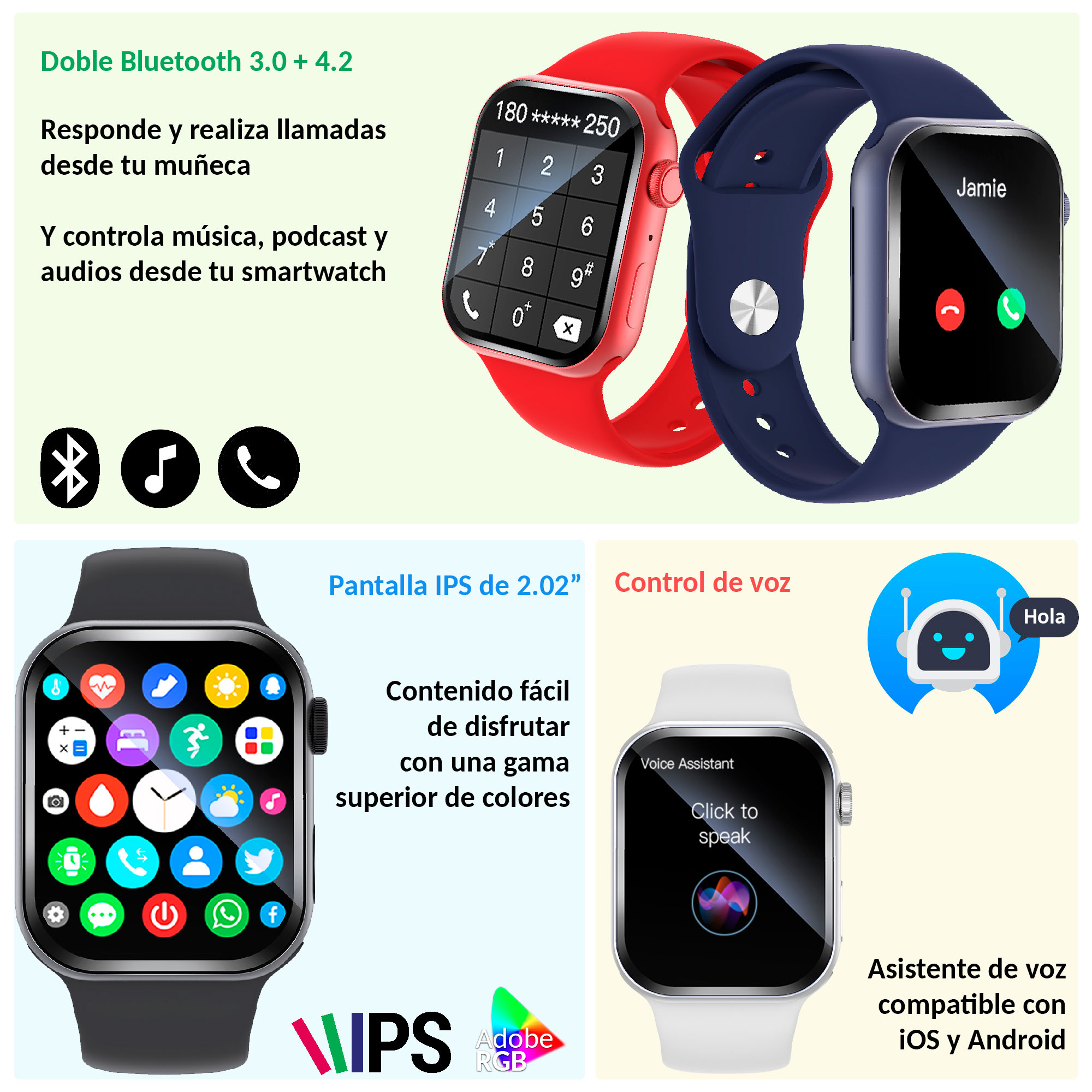 Foto 4 pulgar | Reloj Smartwatch Vak S3 IPS 2'' Sport