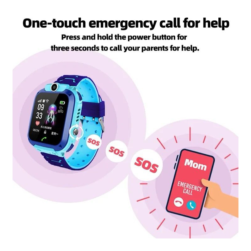 Foto 7 pulgar | Reloj Inteligente Para Niños Ip67 Con Ubicación De Llamadas - Venta Internacional