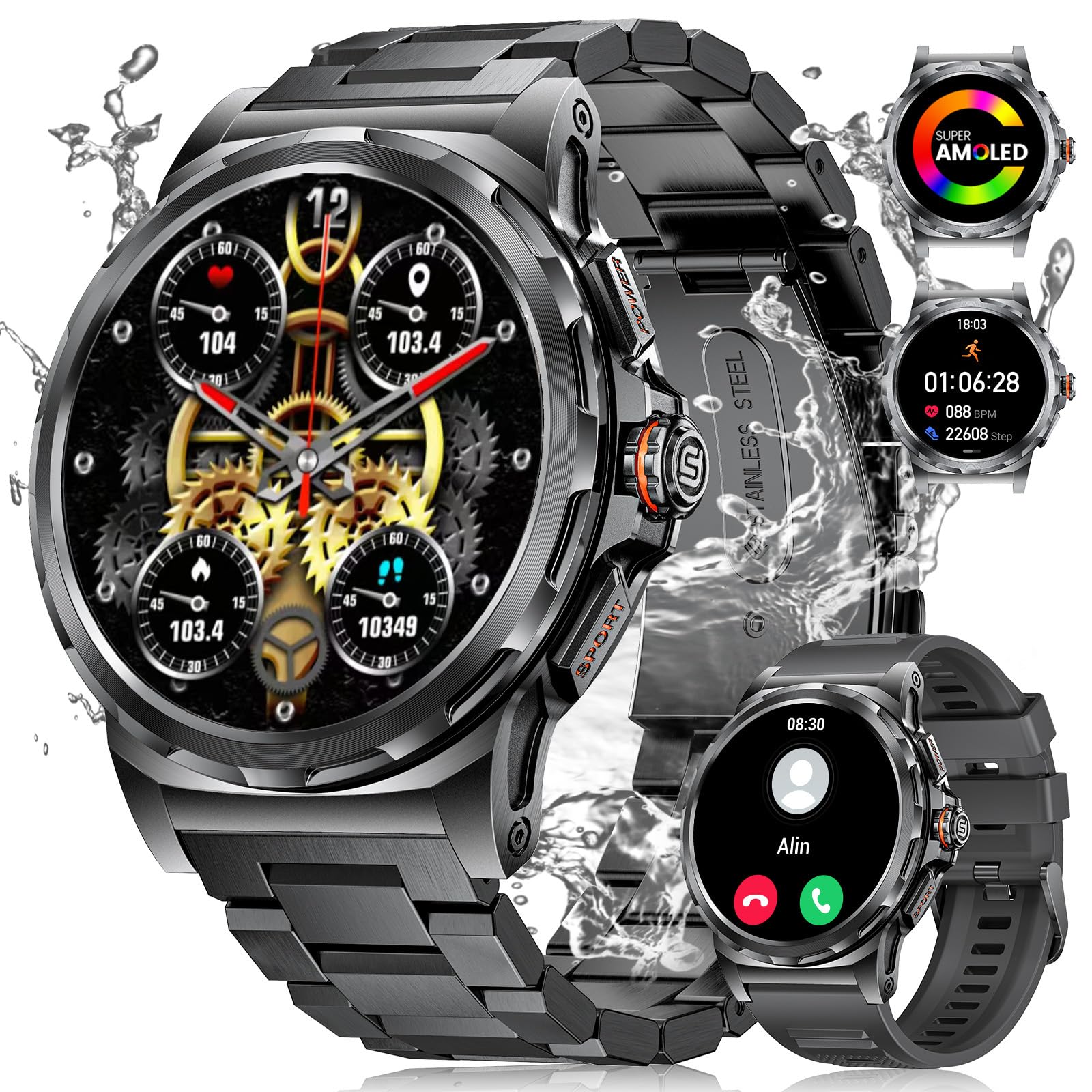 Foto 2 pulgar | Reloj Inteligente Lige Military De 1,43 Pulgadas Amoled Más De 120 Modos Deportivos - Venta Internacional