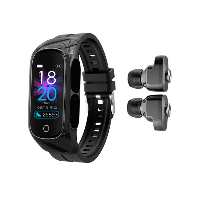 Foto 4 pulgar | Smartwatch Bluetooth Smartwatch N8 con Auriculares - Venta Internacional