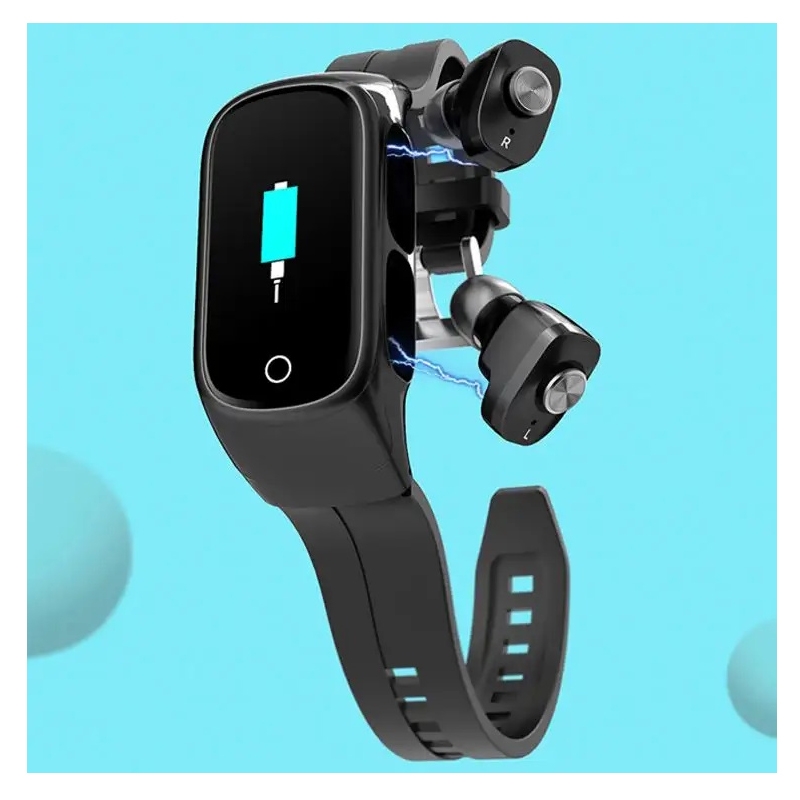 Foto 7 pulgar | Smartwatch Bluetooth Smartwatch N8 con Auriculares - Venta Internacional