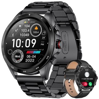 Foto 1 | Reloj Inteligente Lige para Hombre 1,32 Pulgadas Negro - Venta Internacional