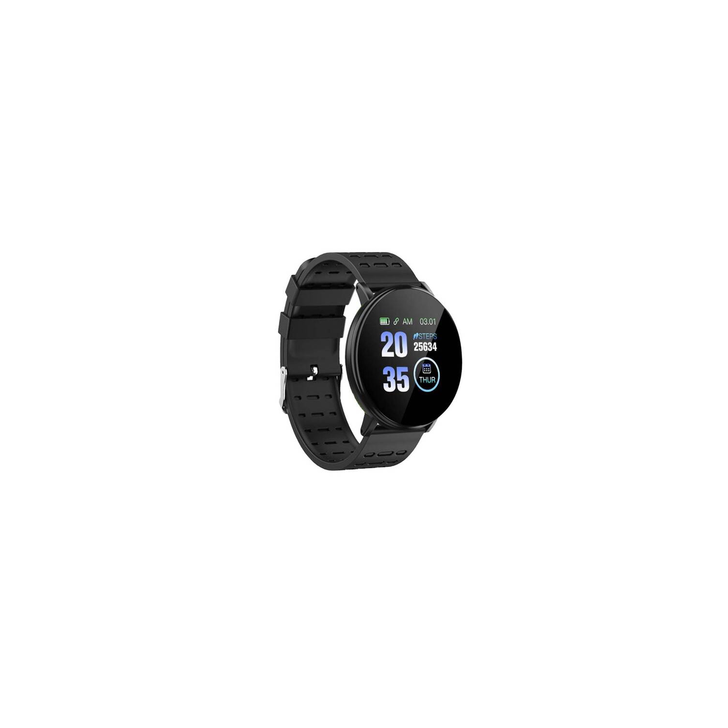 Foto 2 pulgar | Smartwatch 119 Plus Negro con Oxímetro Bluetooth - Venta Internacional