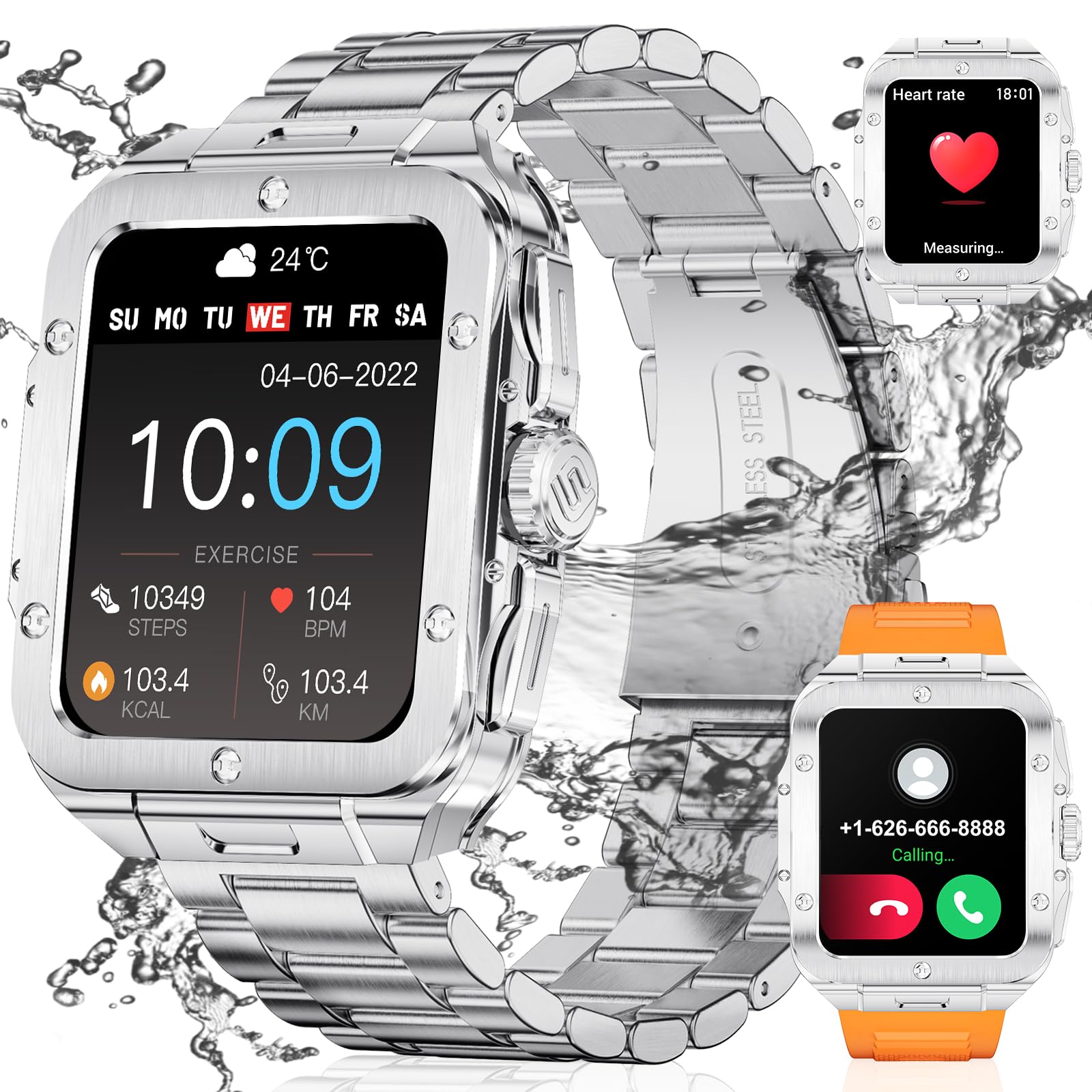 Reloj Inteligente Smartwatch Lige Para Hombre Con Bluetooth Call Hd 1.85 - Venta Internacional