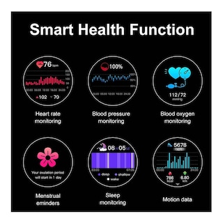 Foto 6 | Reloj Inteligente Njh Sport Bluetooth de 1.6 Pulgadas Compatible con IOS - Venta Internacional