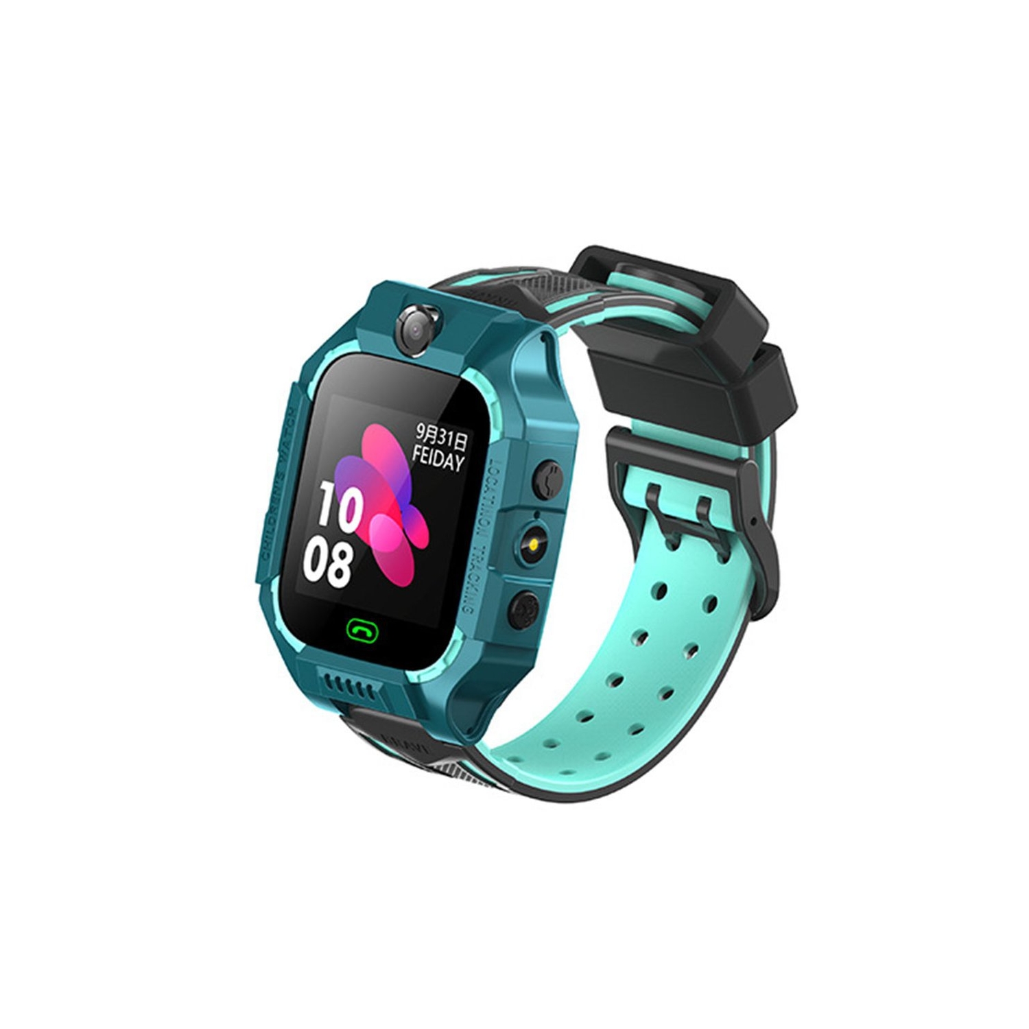 Foto 2 pulgar | Reloj Inteligente GPS para Niños con Llamadas Sos Morado - Venta Internacional