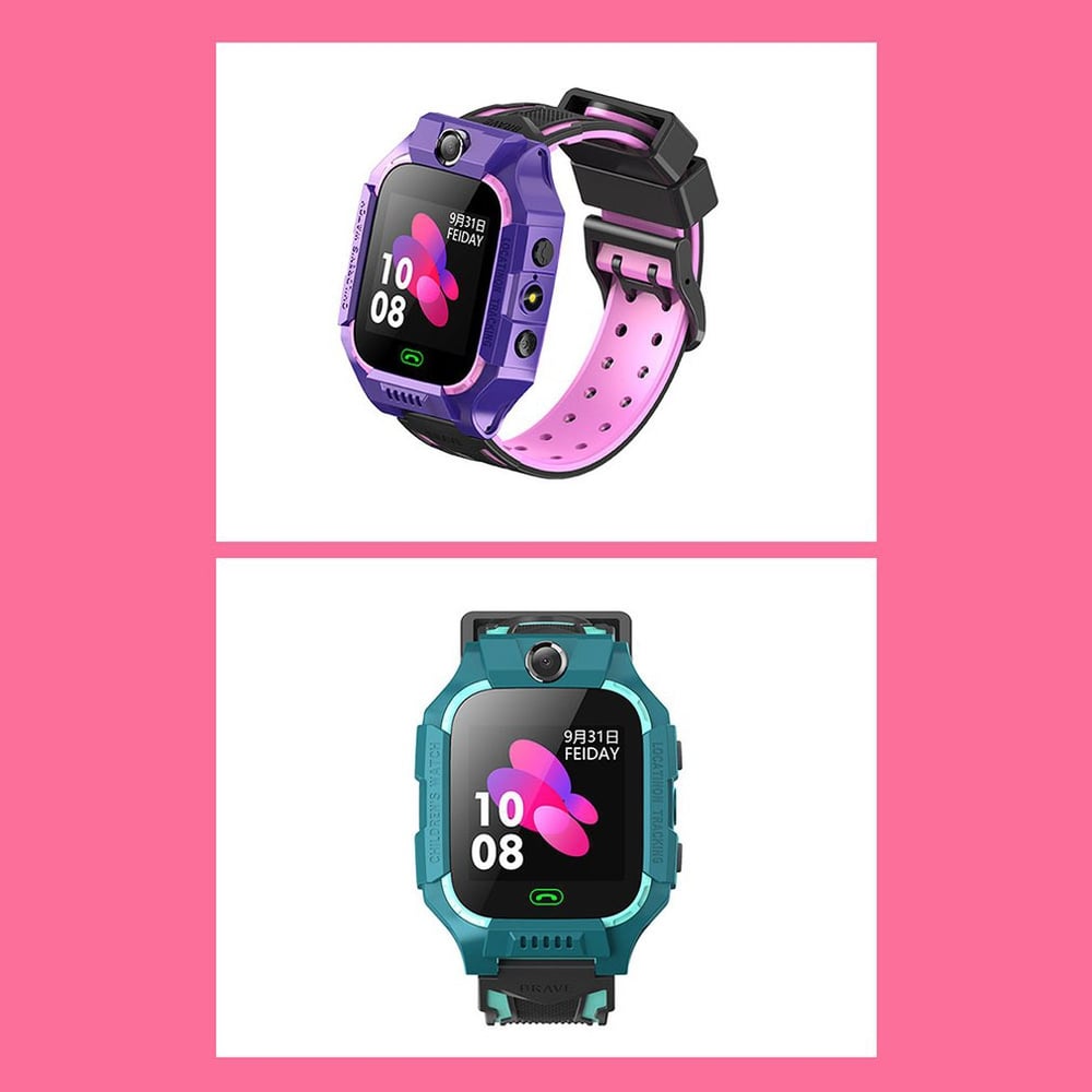 Foto 3 pulgar | Reloj Inteligente GPS para Niños con Llamadas Sos Morado - Venta Internacional