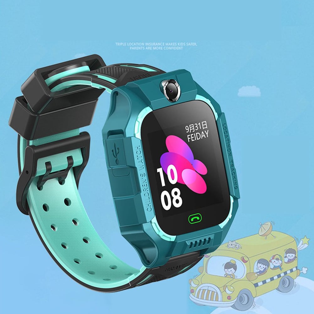 Foto 4 pulgar | Reloj Inteligente GPS para Niños con Llamadas Sos Morado - Venta Internacional