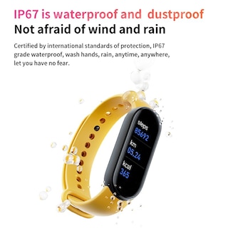 Foto 2 | Reloj Inteligente Deportivo Bluetooth Smartwatch M6 con Frecuencia Cardíaca - Venta Internacional