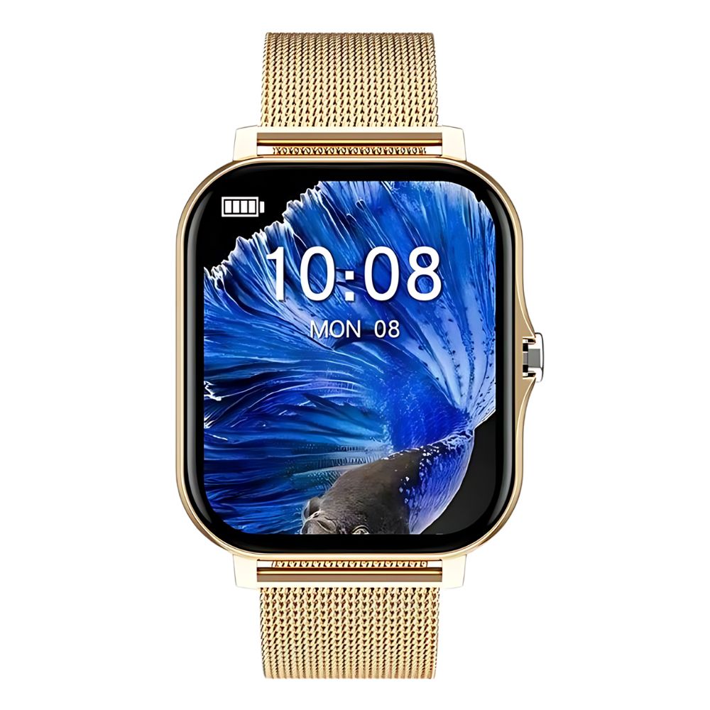 Foto 2 pulgar | Smartwatch Gadgets&Fun Dorado Square Amoled Mesh