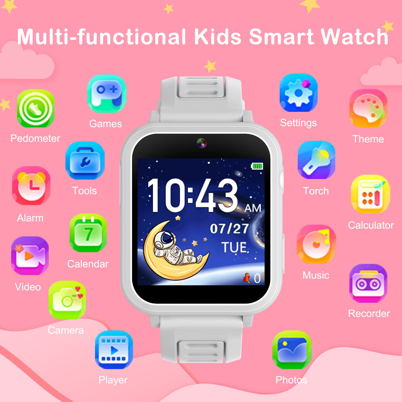 Foto 4 pulgar | Reloj Smartwatch Phyulls Blanco con Gps-Venta Internacional