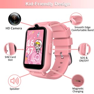 Foto 6 | Reloj Smartwatch Phyulls Rosa con Gps-Venta Internacional