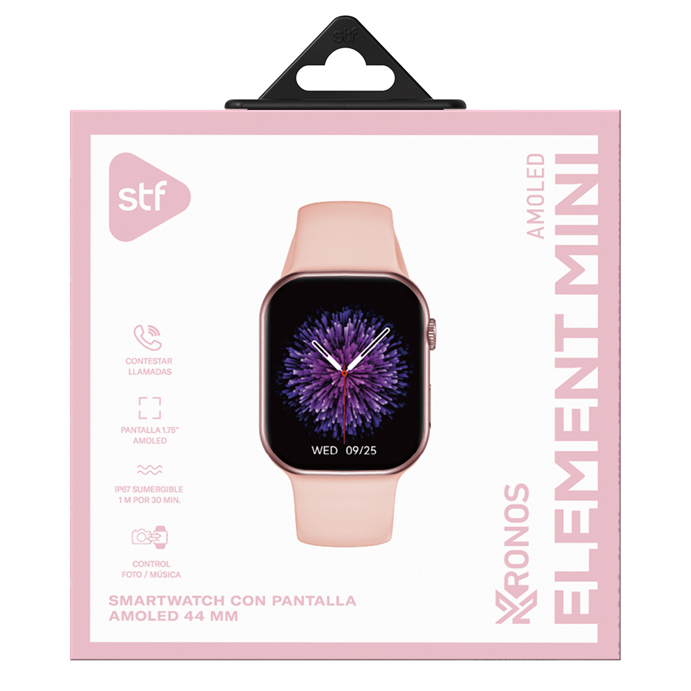 Foto 5 pulgar | Reloj Smartwatch Stf Rosa con Bluetooth para Mujer