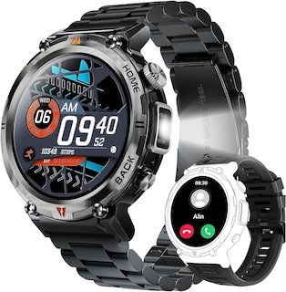 Foto 1 | Reloj Smartwatch Eigiis Negro con Bluetooth-Venta Internacional