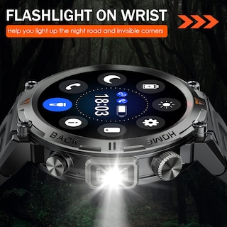 Foto 4 | Reloj Smartwatch Eigiis Negro con Bluetooth-Venta Internacional