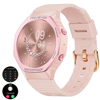 Foto 1 | Reloj Smartwatch Lige Rosa con Bluetooth-Venta Internacional