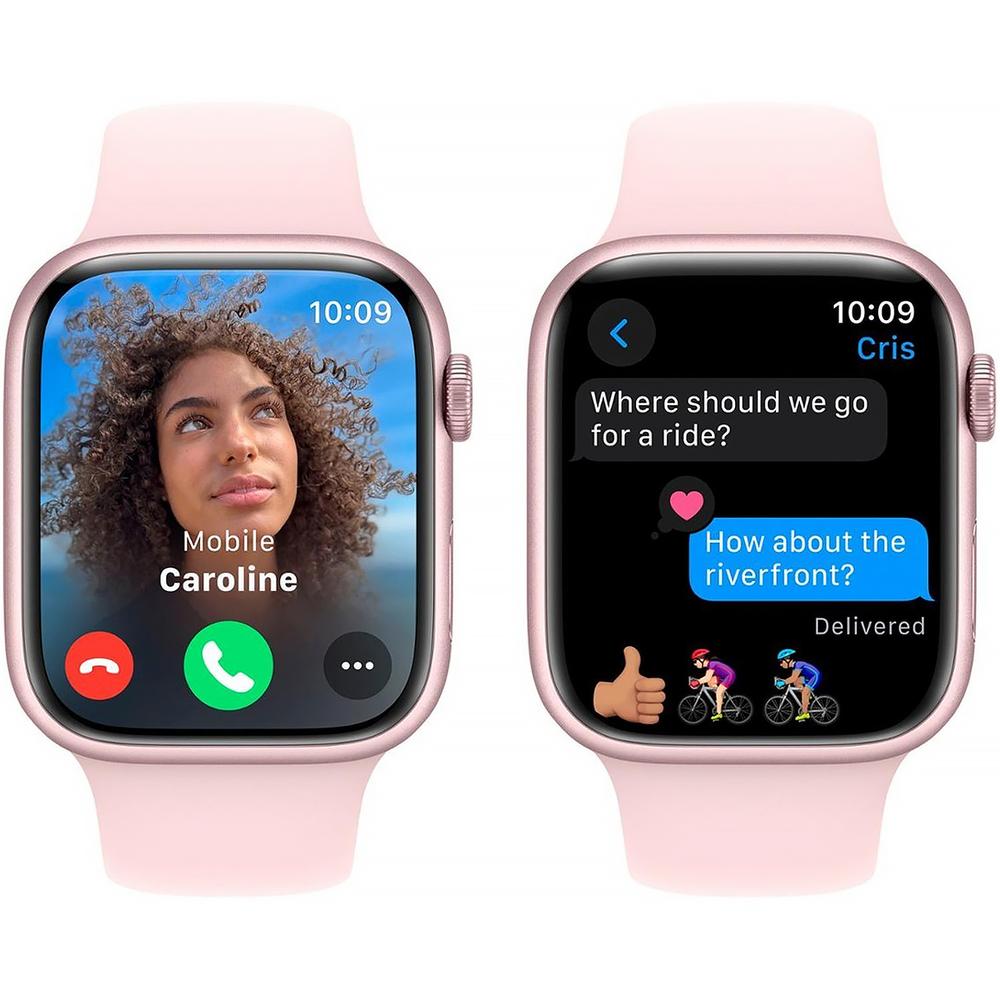Foto 2 | Reloj Apple Watch Serie 9 45mm Aluminio Rosa