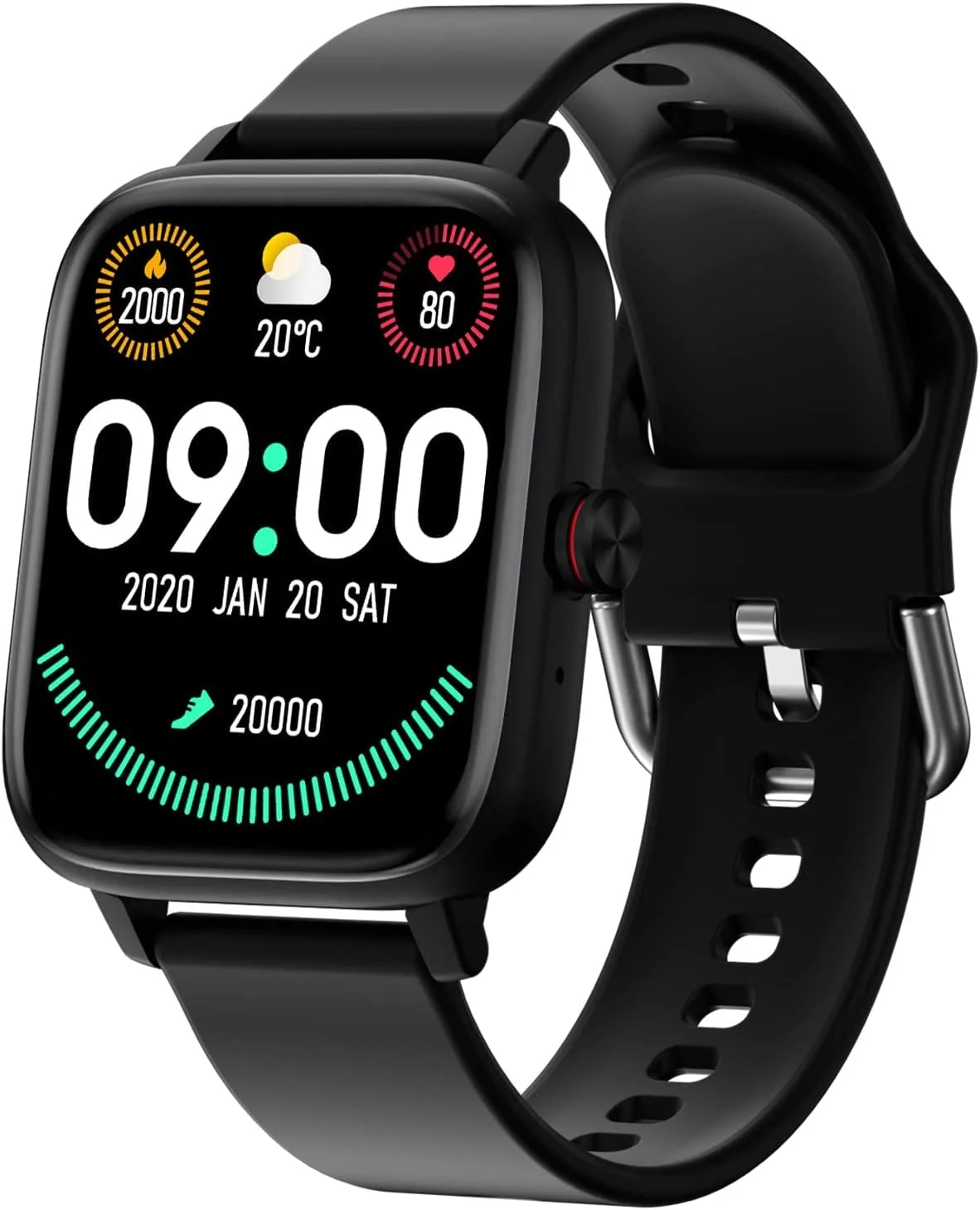 Foto 8 pulgar | Smartwatch Viplive Con Pantalla Táctil De 1.7 Pulgadas, Llamadas Y Sms, Negro - Venta Internacional.