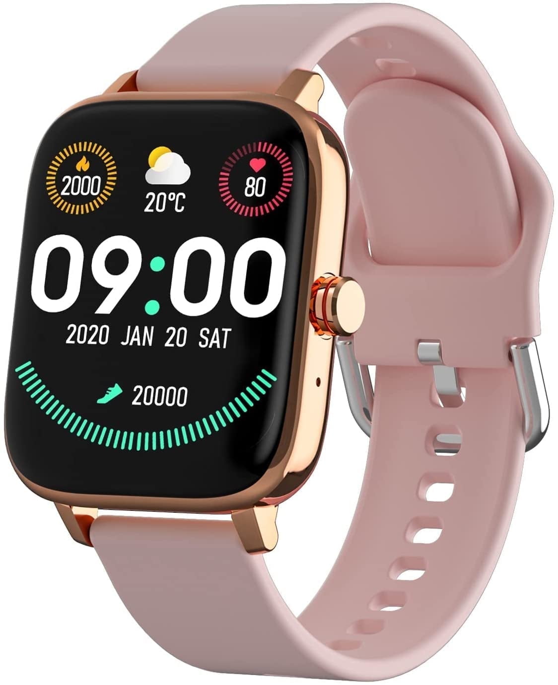 Smartwatch Viplive Con Pantalla Táctil De 1.7 Pulgadas, Llamadas Y Sms, Rosa - Venta Internacional.