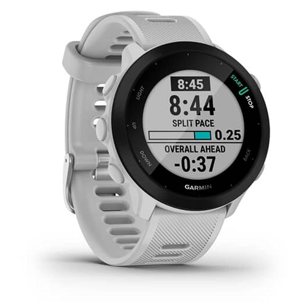 Foto 4 pulgar | Reloj Gps Para Correr Garmin Forerunner 55 Blanco Con Protector De Pantalla - Venta Internacional.