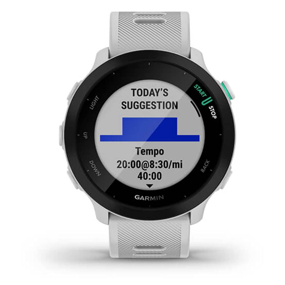 Foto 5 pulgar | Reloj Gps Para Correr Garmin Forerunner 55 Blanco Con Protector De Pantalla - Venta Internacional.