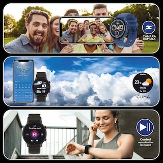 Foto 3 | Reloj Inteligente X-View Quantum Watch Q9 AMOLED 1.43" con Bluetooth Medidor de Pulsaciones y Oxígeno Batería 5-7 Días