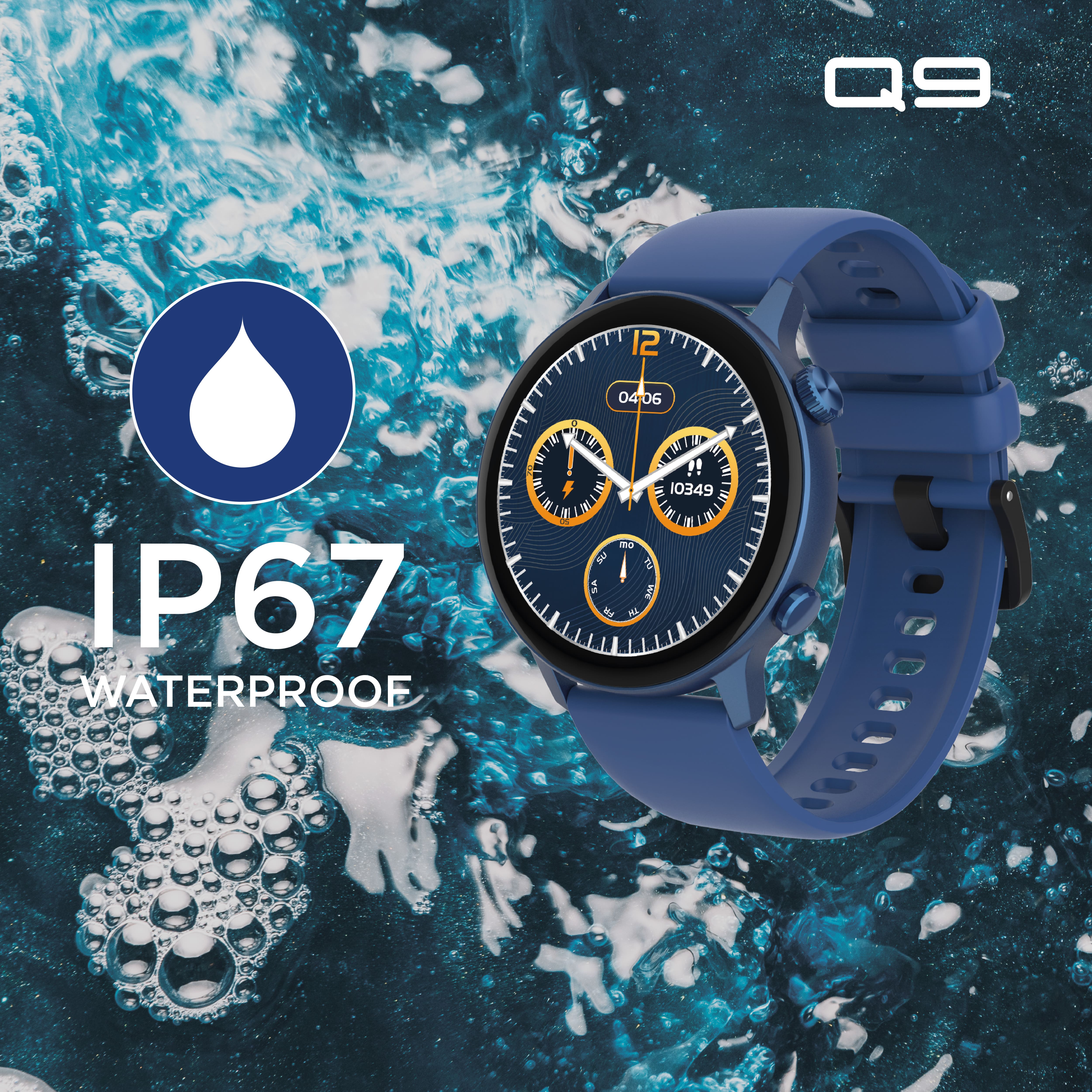 Foto 9 pulgar | Smartwatch X-view Quantum Watch Q9 Dark Blue