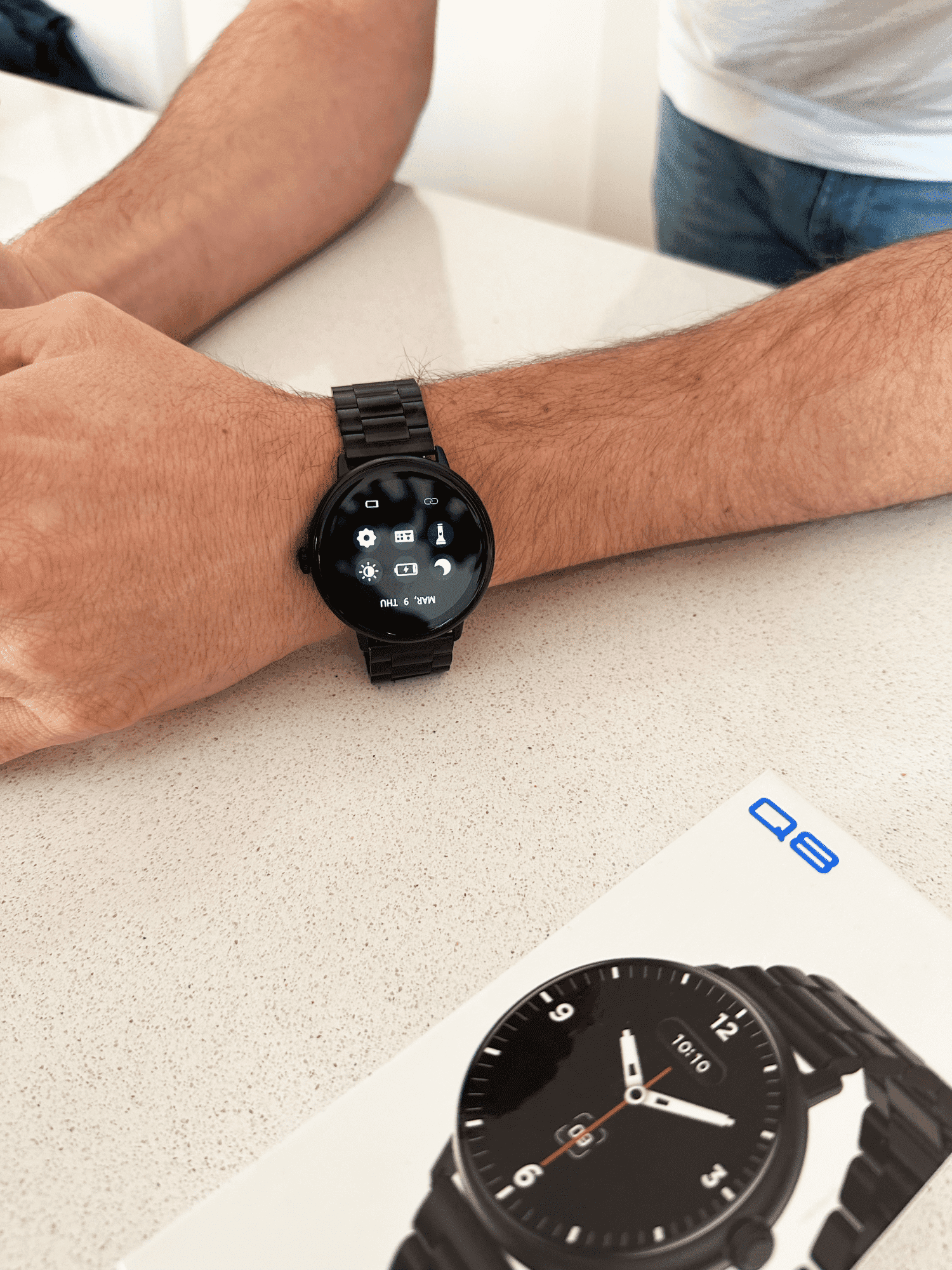 Foto 9 pulgar | Smartwatch X-view Quantum Watch Q8 Negro