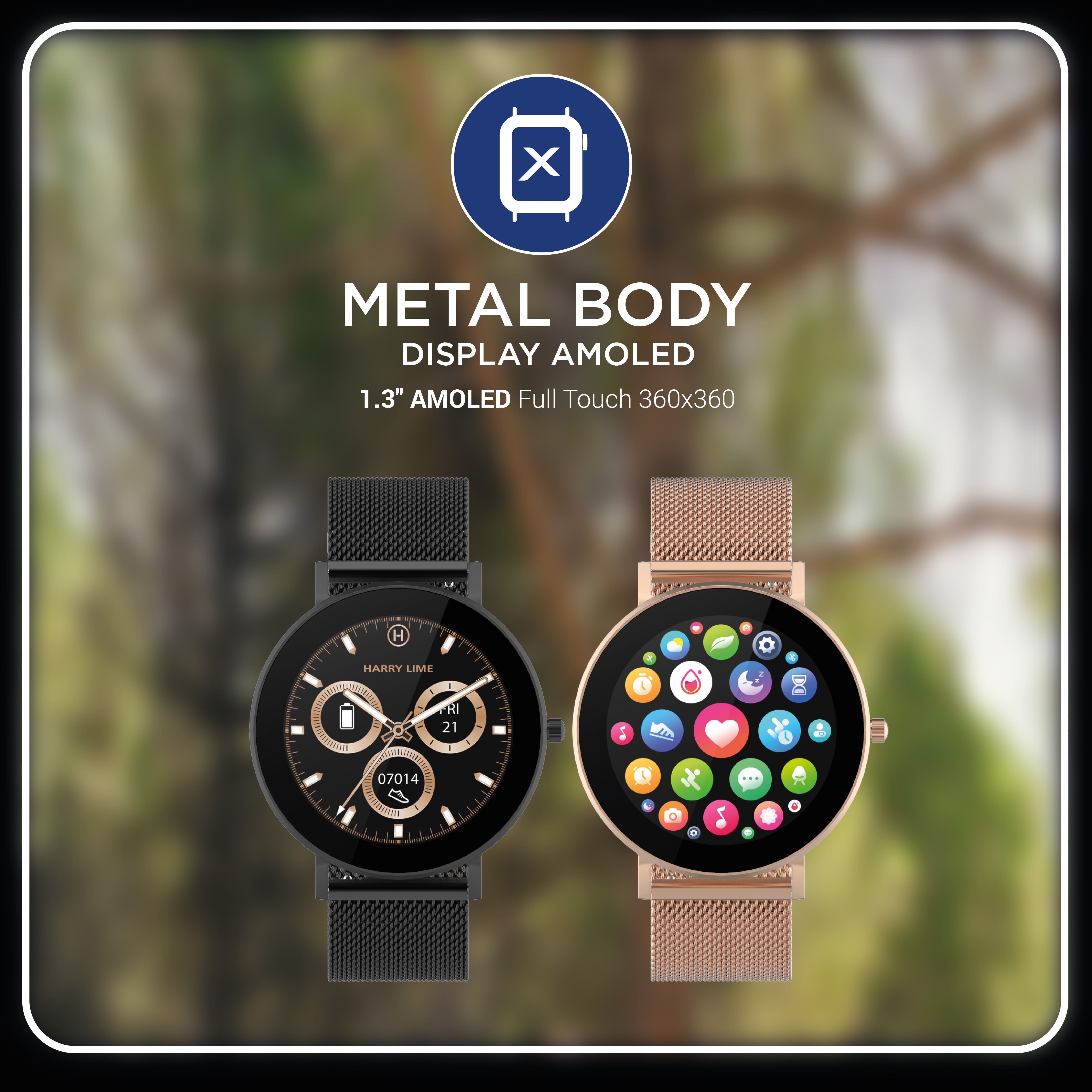 Foto 9 pulgar | Smartwatch X-view Quantum Watch Q6 Rose Gold