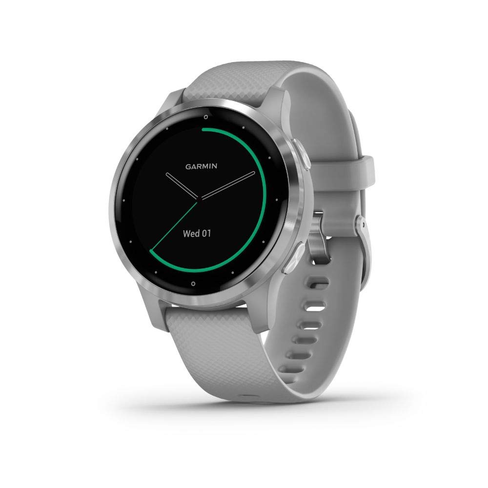 Reloj Inteligente Gps Garmin Vivoactive 4s Music Con Correa Plateada/gris - Venta Internacional.