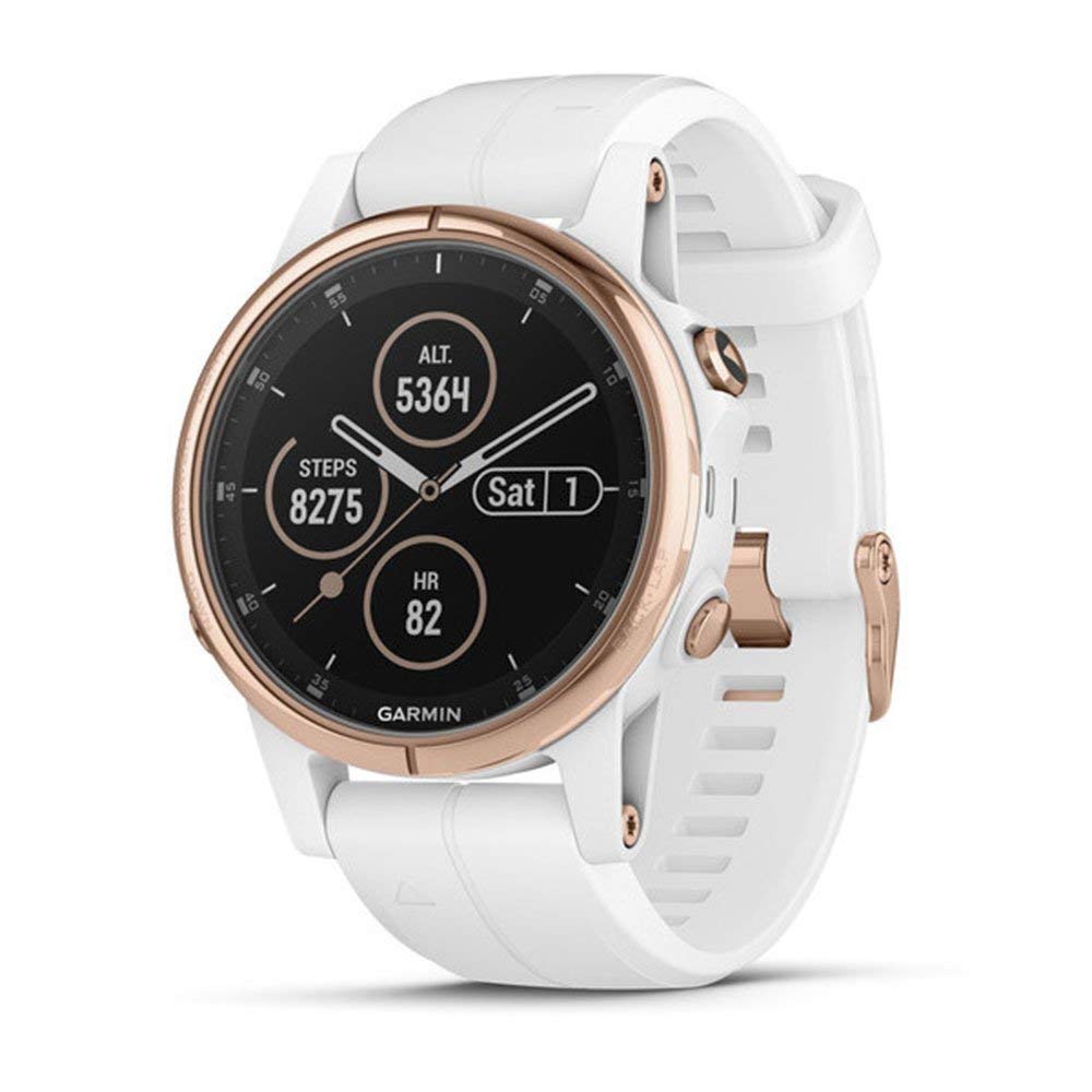 Foto 2 pulgar | Reloj Inteligente Garmin Fenix 5s Plus Multisport Gps Blanco/oro Rosa - Venta Internacional.