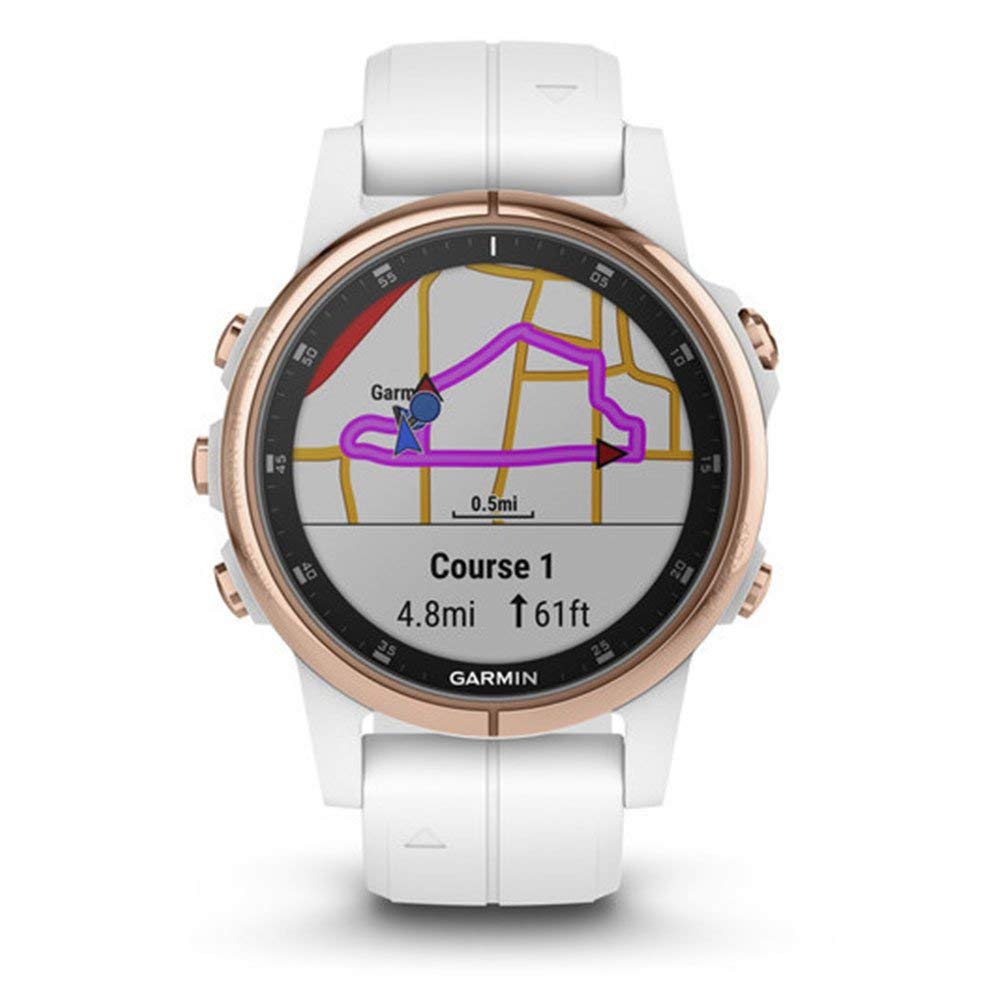 Foto 3 pulgar | Reloj Inteligente Garmin Fenix 5s Plus Multisport Gps Blanco/oro Rosa - Venta Internacional.