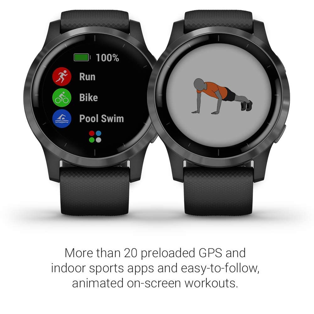 Foto 6 | Reloj Inteligente Garmin Vivoactive 4 Gps Slate De Acero Inoxidable - Venta Internacional.