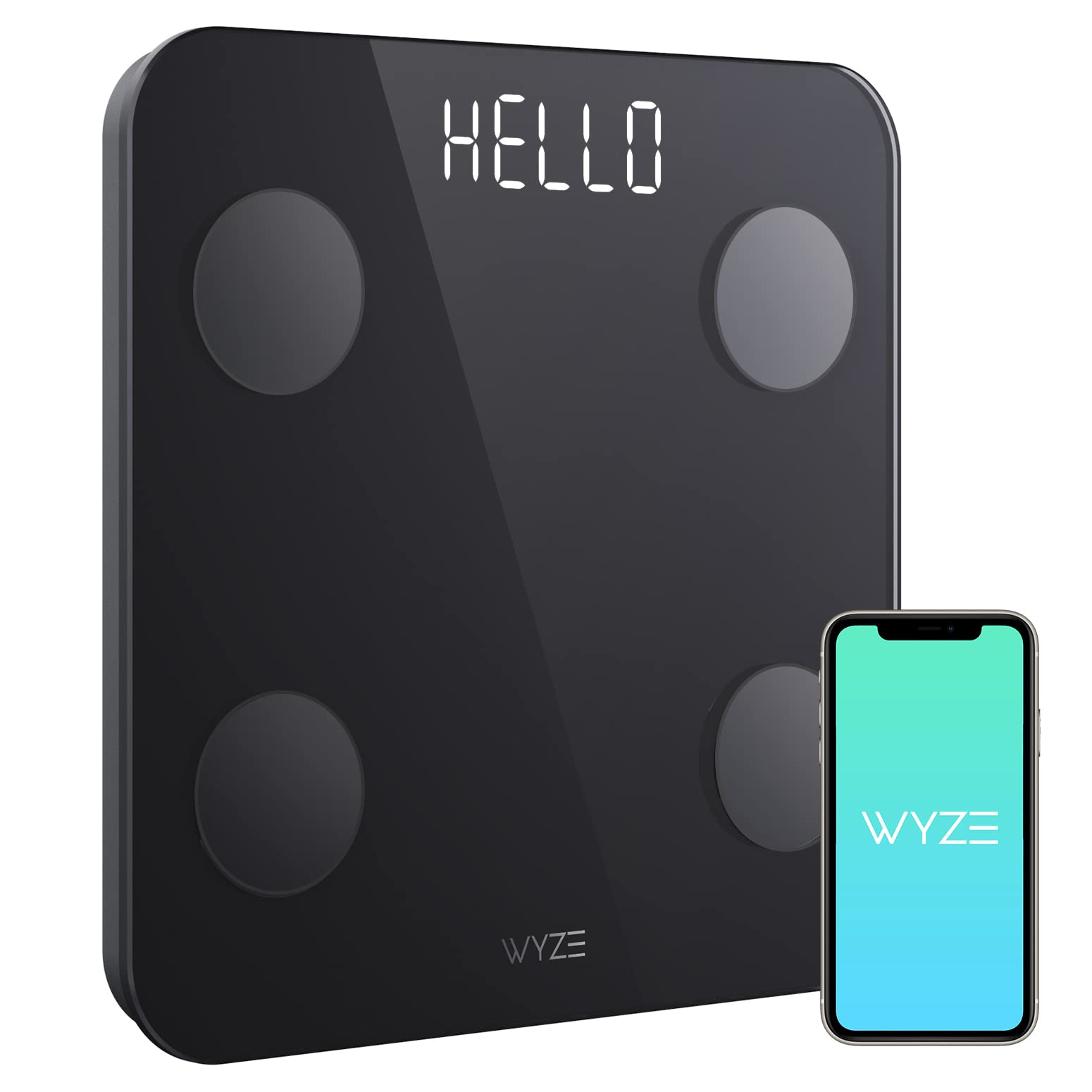 Báscula Inteligente Wyze Scale S Para Peso Corporal Y Grasa De 180 Kg - Venta Internacional.